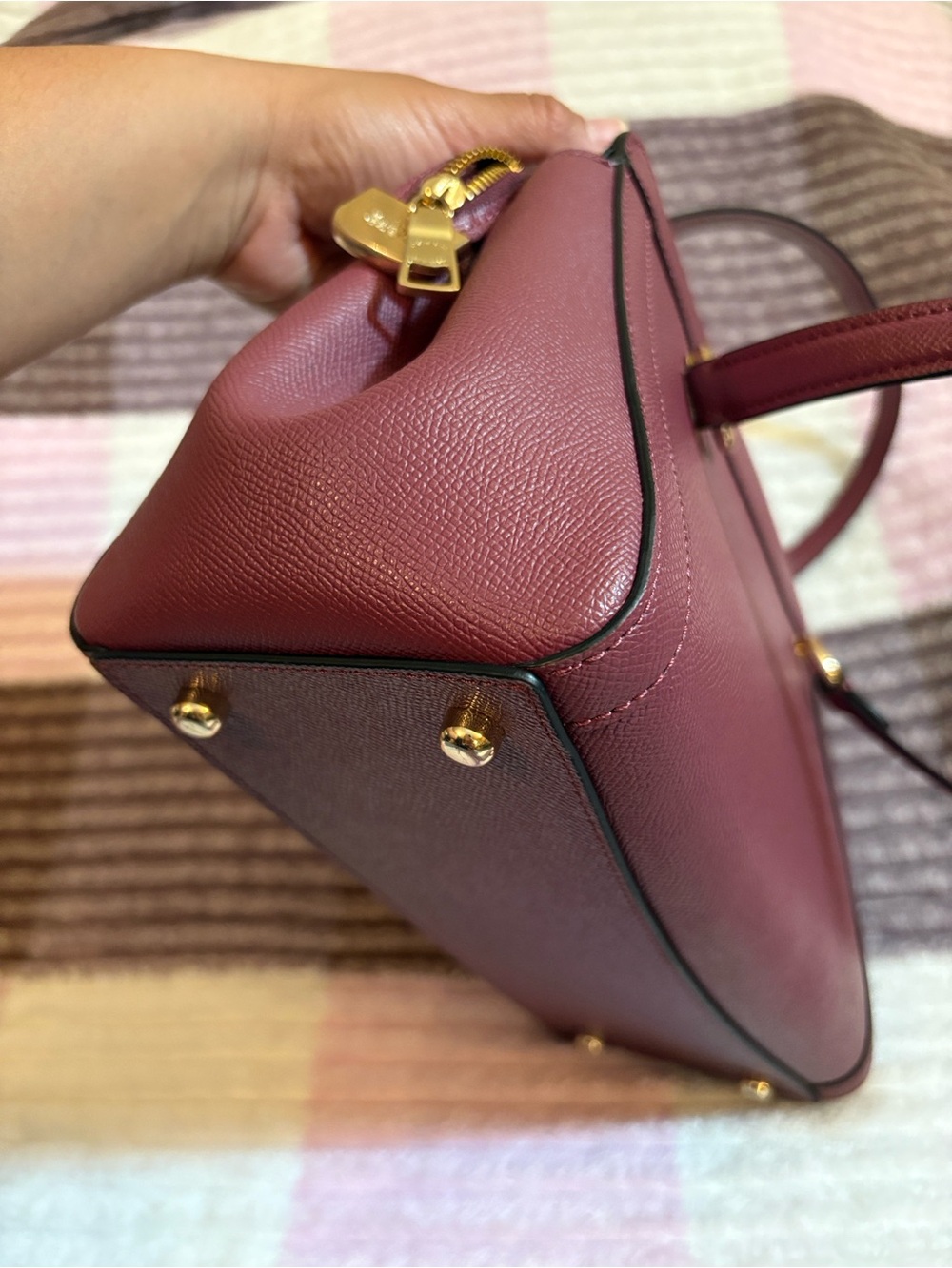 Coach Kailey Leather Carryall with Gold Hardware - Picture 3 of 15